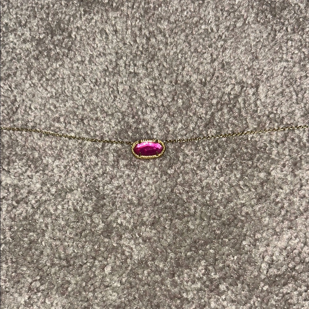 Kendra Scott Elisa Pendant Necklace- Azalea illusion